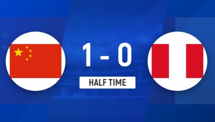 百家乐平台官网游戏平台-半场-U16国足1-0秘鲁U16 刘凯源破门柯博文远射造险+失单刀